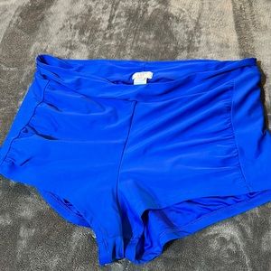 Women's swim shorts royal blue Crown & Ivy super cute